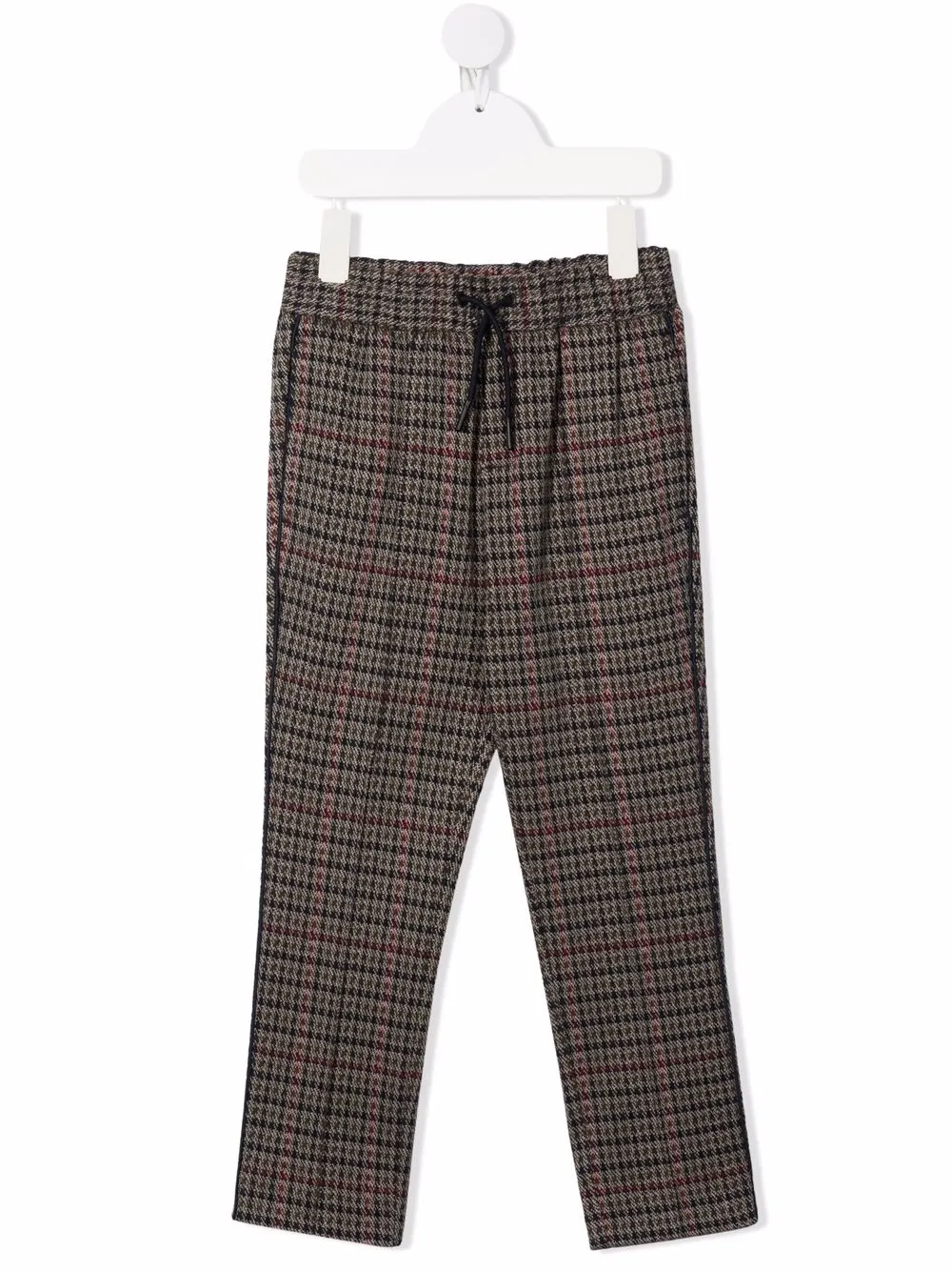 фото Scotch & soda клетчатые брюки прямого кроя
