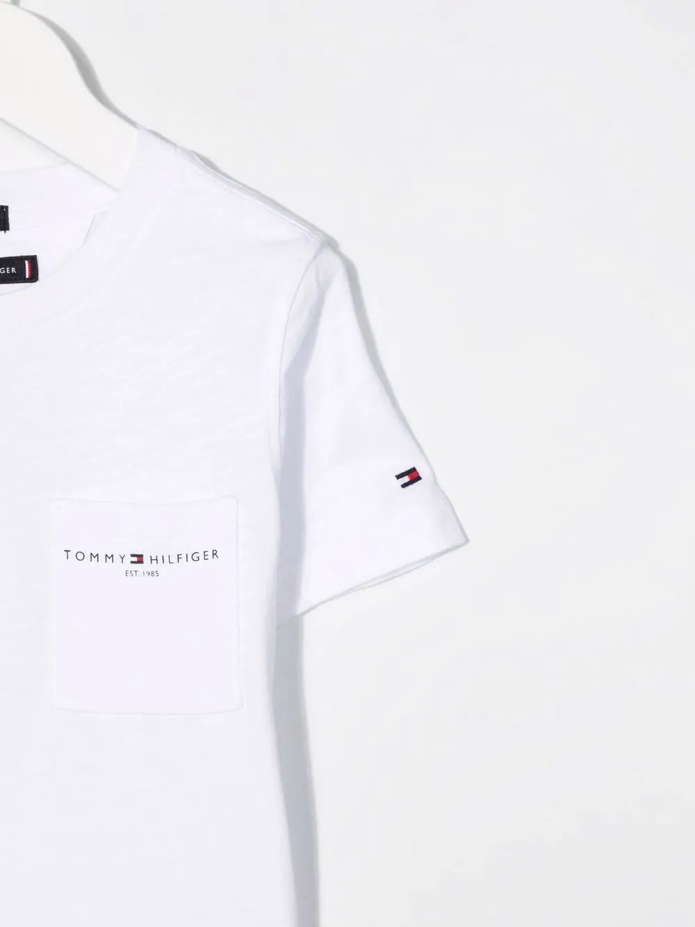фото Tommy hilfiger junior футболка из органического хлопка с логотипом