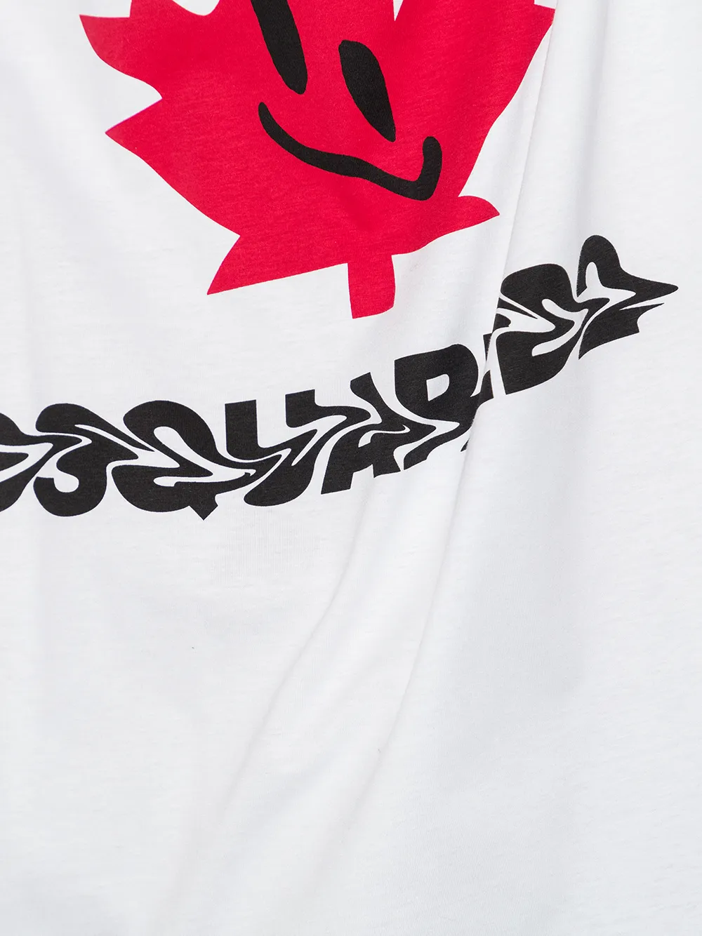 фото Dsquared2 футболка с принтом maple leaf