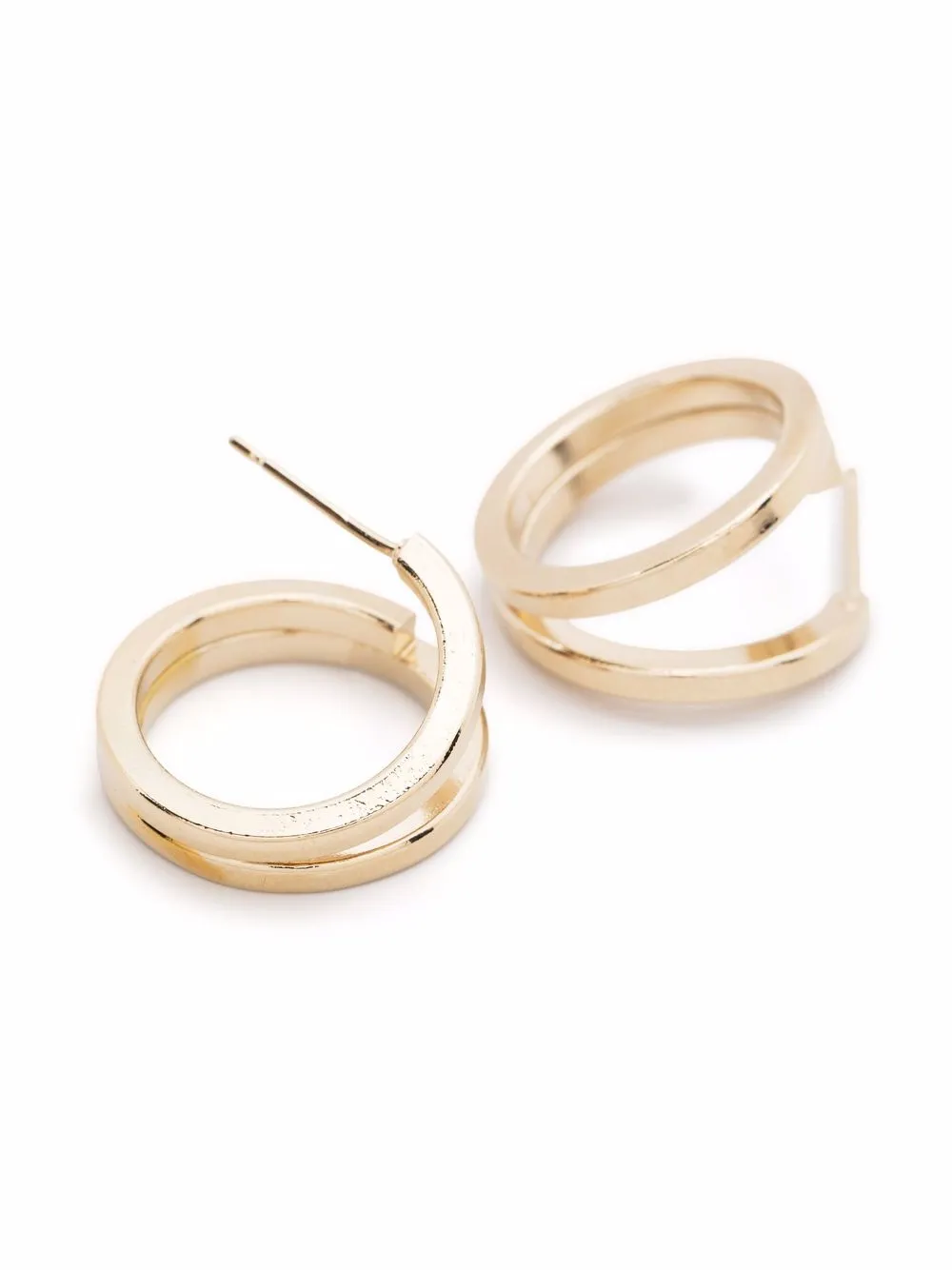 фото Justine clenquet витые серьги-кольца jennie