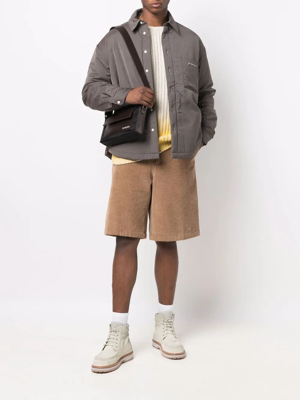 фото Jacquemus рубашка с карманом и логотипом
