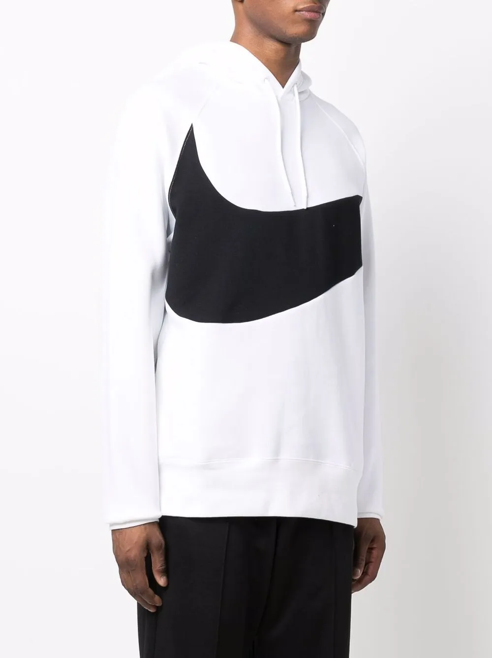 фото Nike худи с кулиской и принтом swoosh