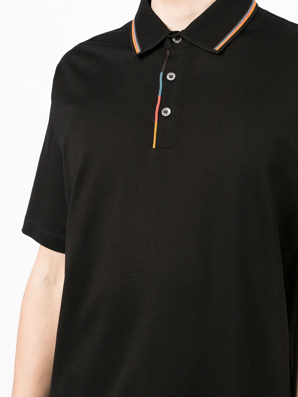 фото Paul smith рубашка поло с отделкой artist stripe