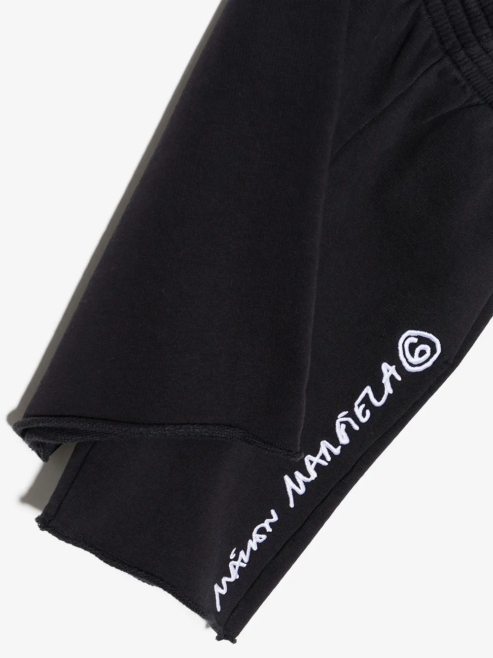 фото Mm6 maison margiela kids спортивные шорты с вышитым логотипом