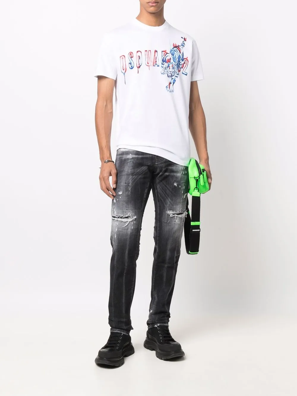 фото Dsquared2 футболка с логотипом