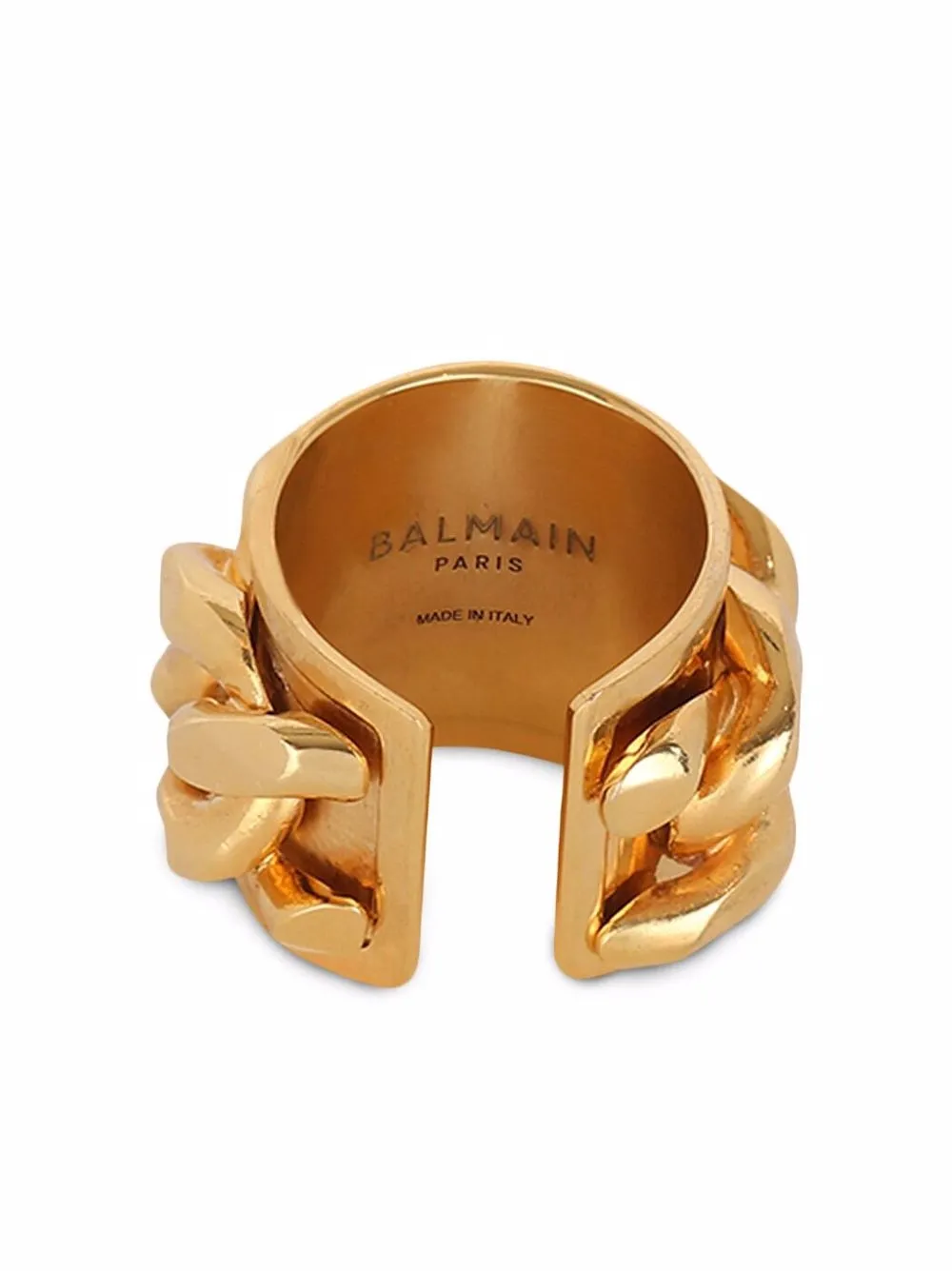 фото Balmain кольцо с массивной цепочкой
