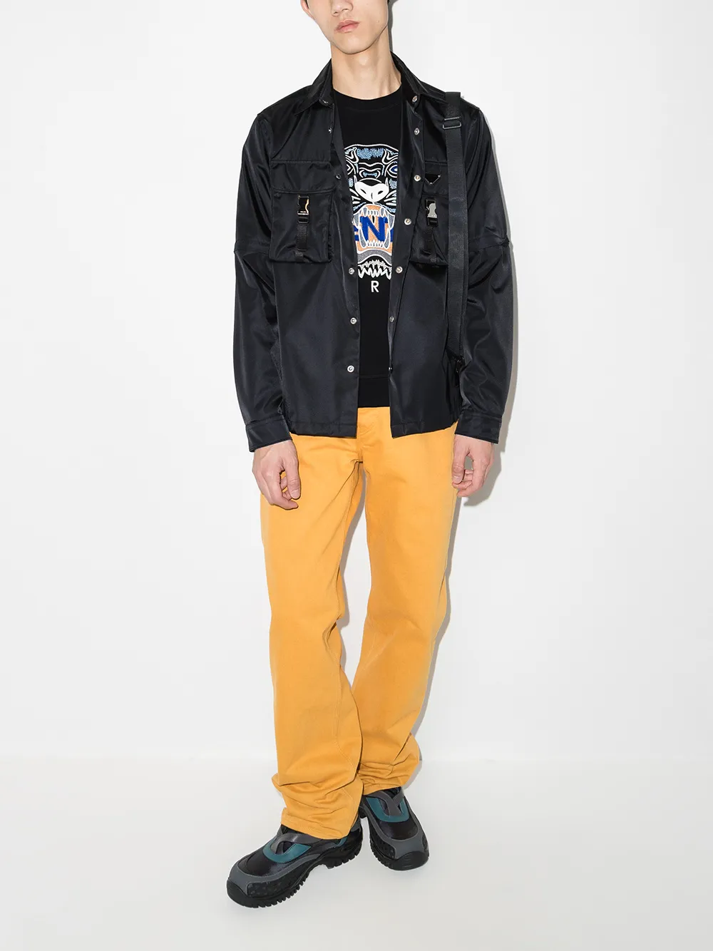 фото Kenzo толстовка с вышивкой tiger