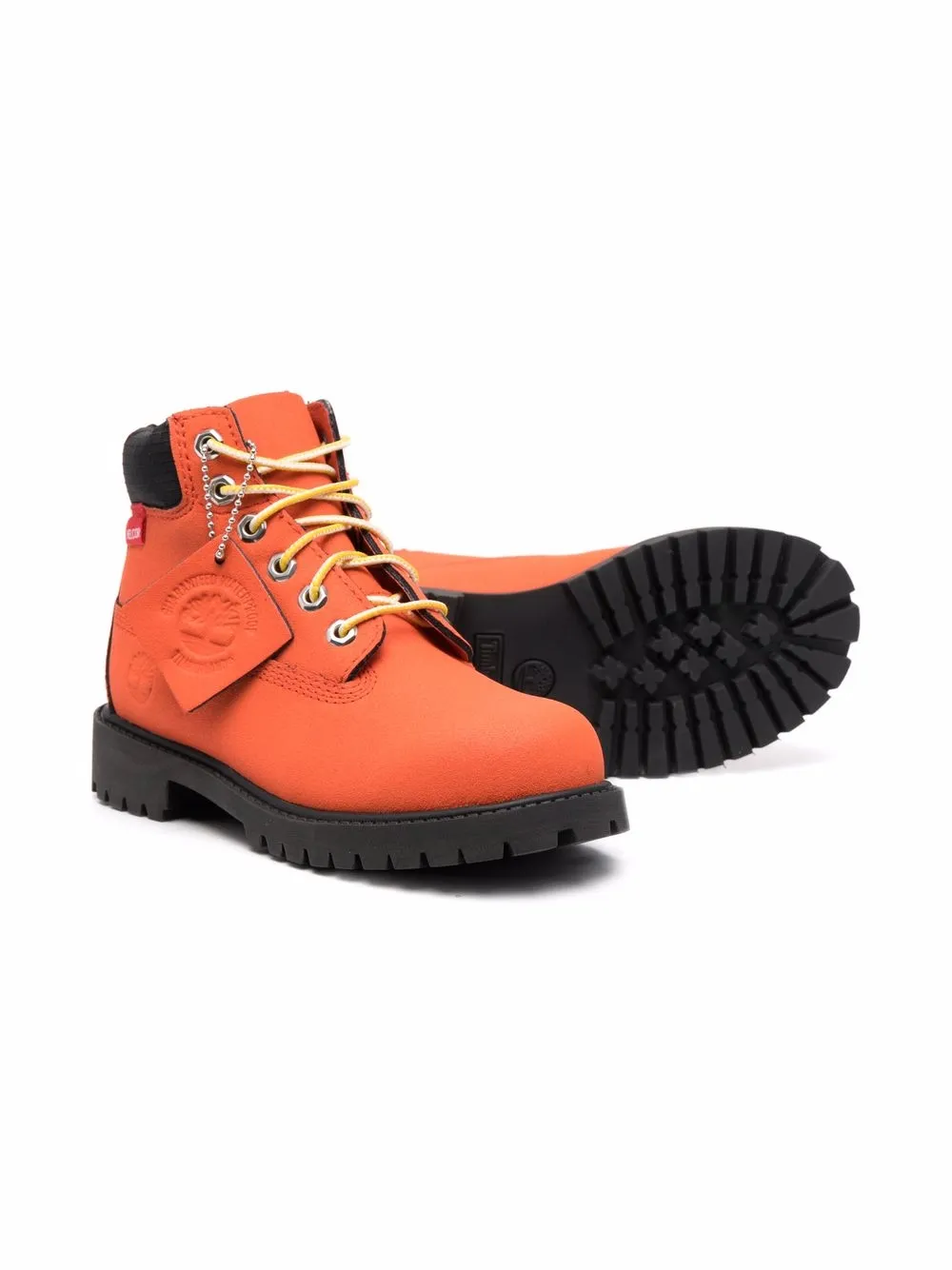 фото Timberland kids ботинки на шнуровке
