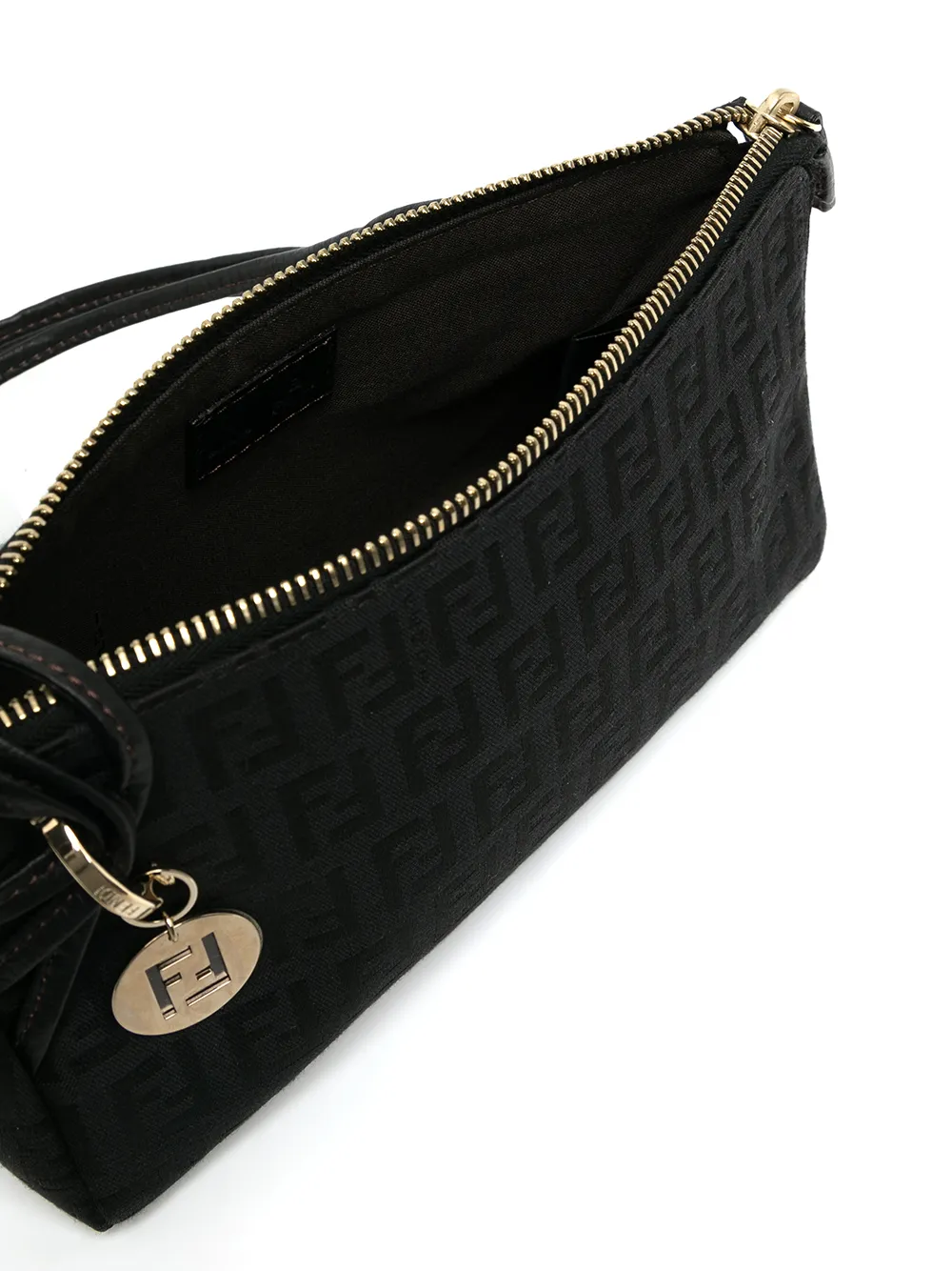 фото Fendi pre-owned мини-сумка 2000-х годов с узором zucchino