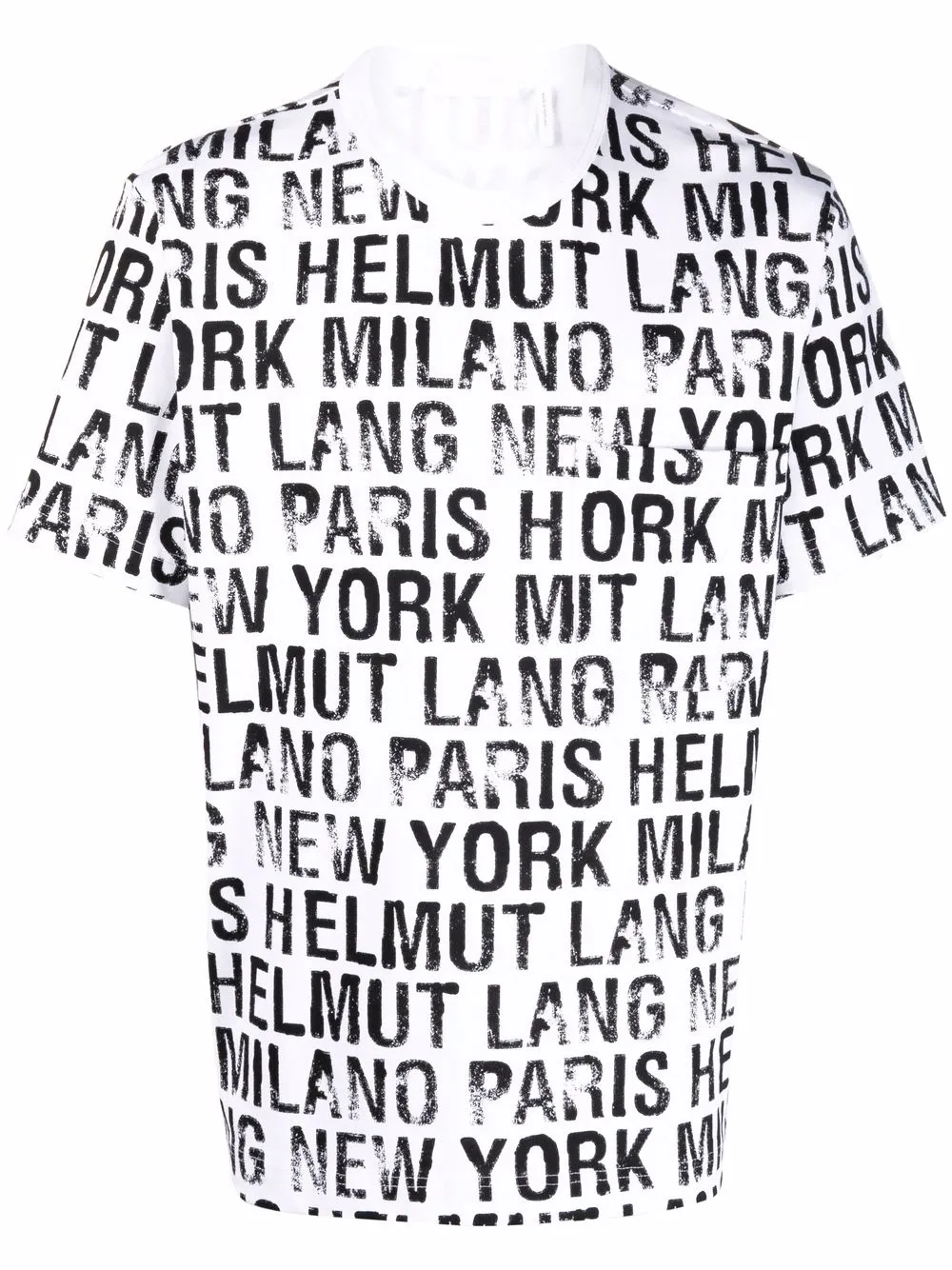фото Helmut lang футболка с логотипом