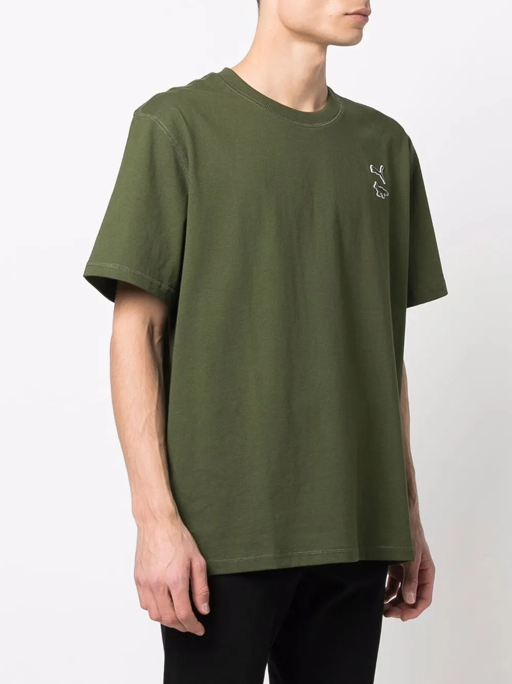 фото Puma футболка с нашивкой из коллаборации с maison kitsuné