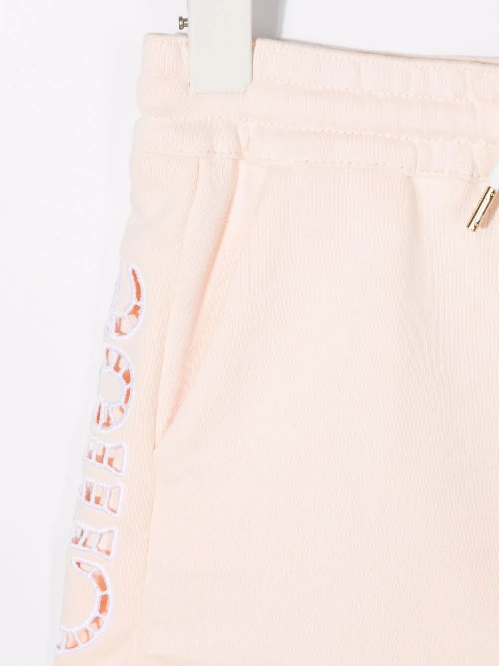 фото Chloé kids спортивные шорты с вышитым логотипом