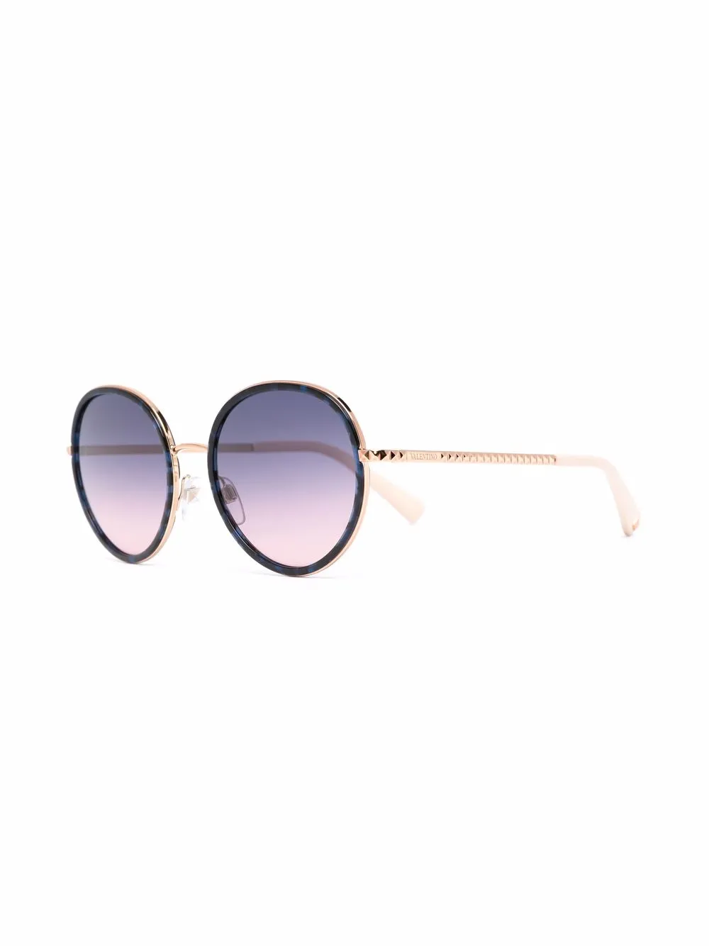 фото Valentino eyewear очки rockstud в круглой оправе