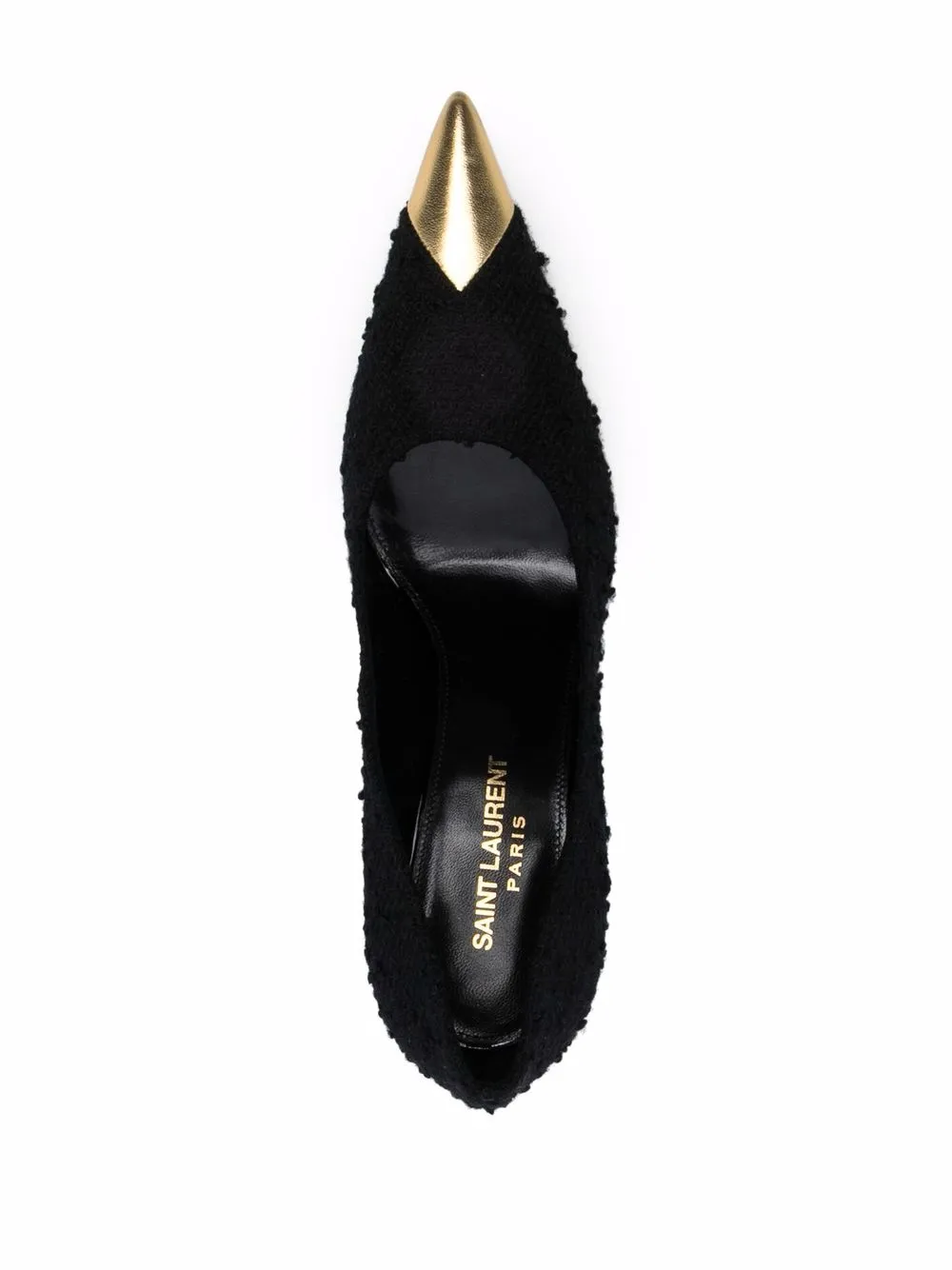 фото Saint laurent твидовые туфли-лодочки