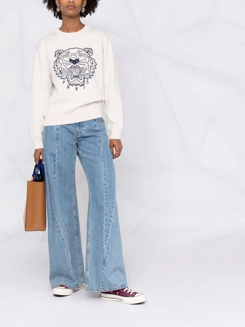 фото Kenzo толстовка с вышивкой