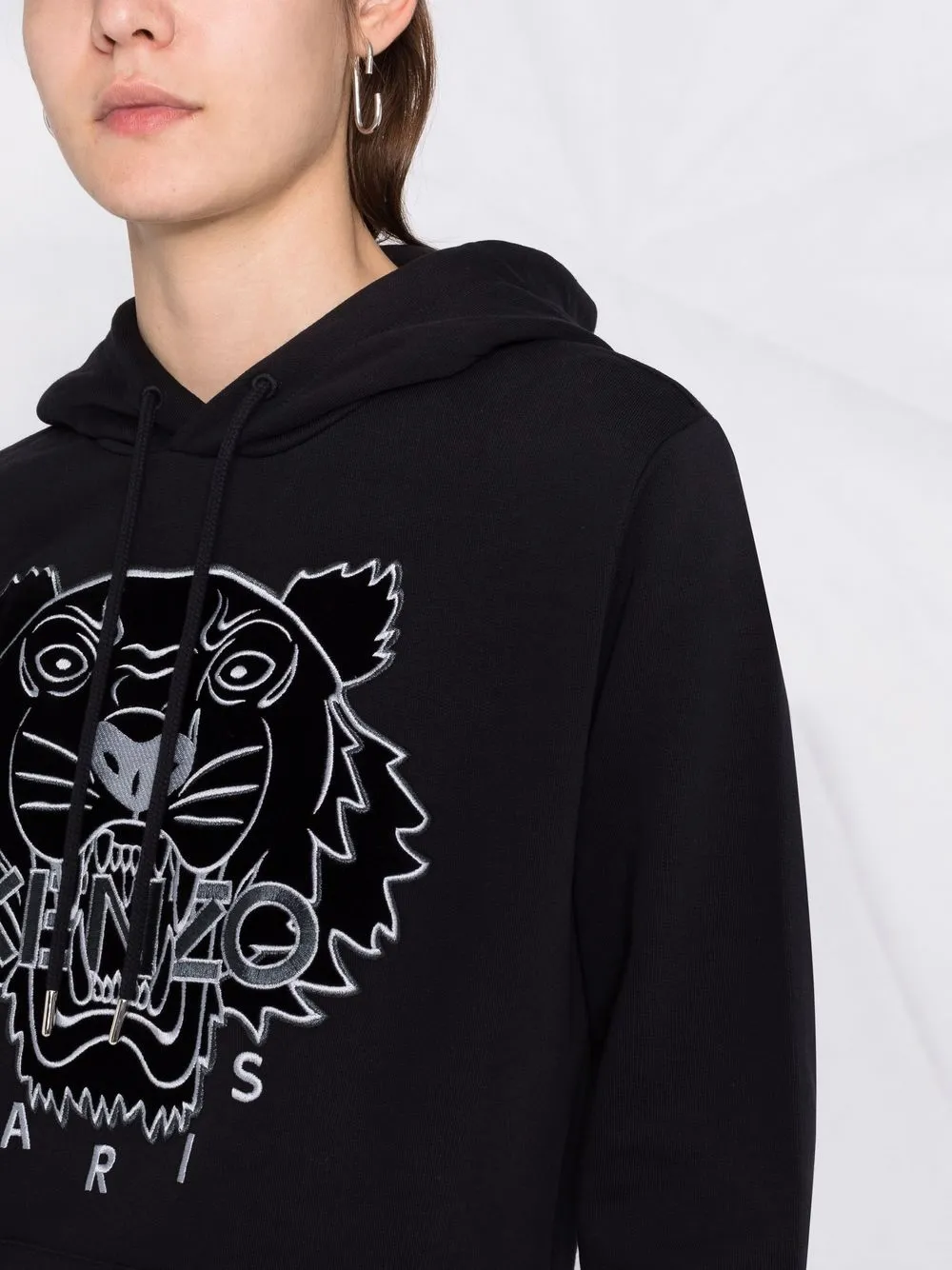 фото Kenzo худи с вышивкой и кулиской