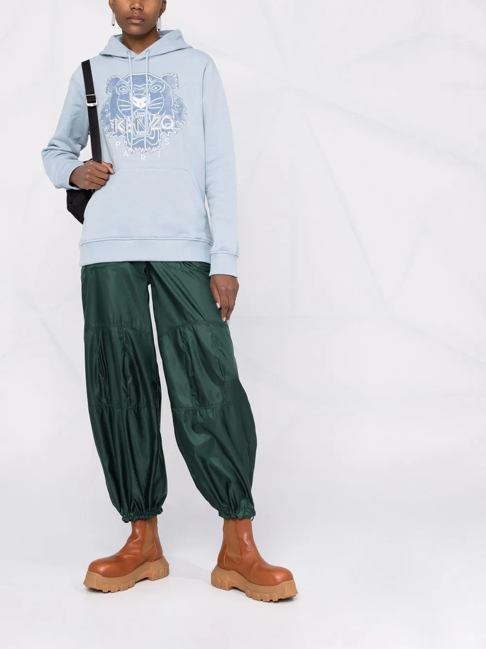 фото Kenzo худи с вышивкой и кулиской