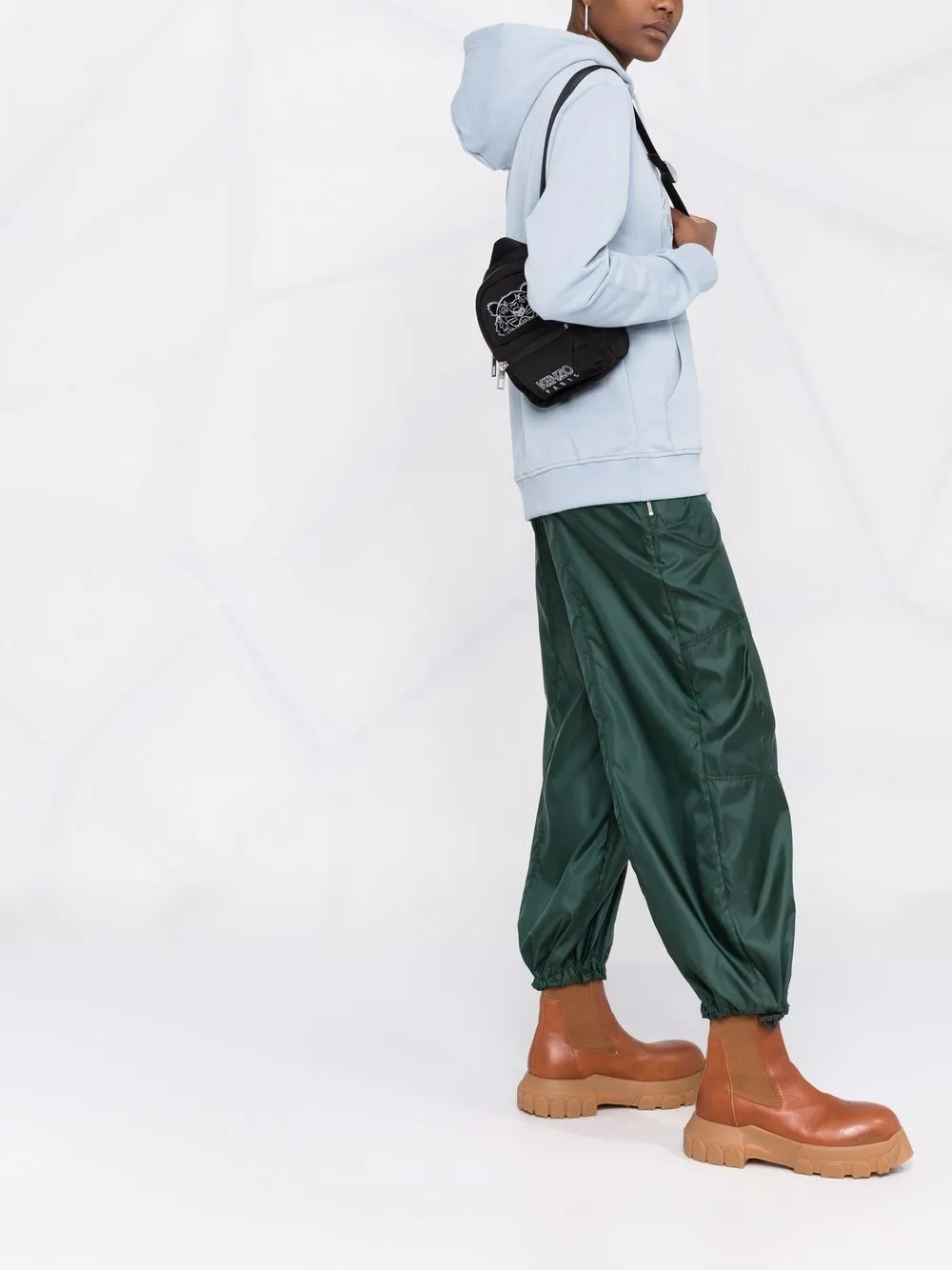 фото Kenzo рюкзак на молнии с вышитым логотипом