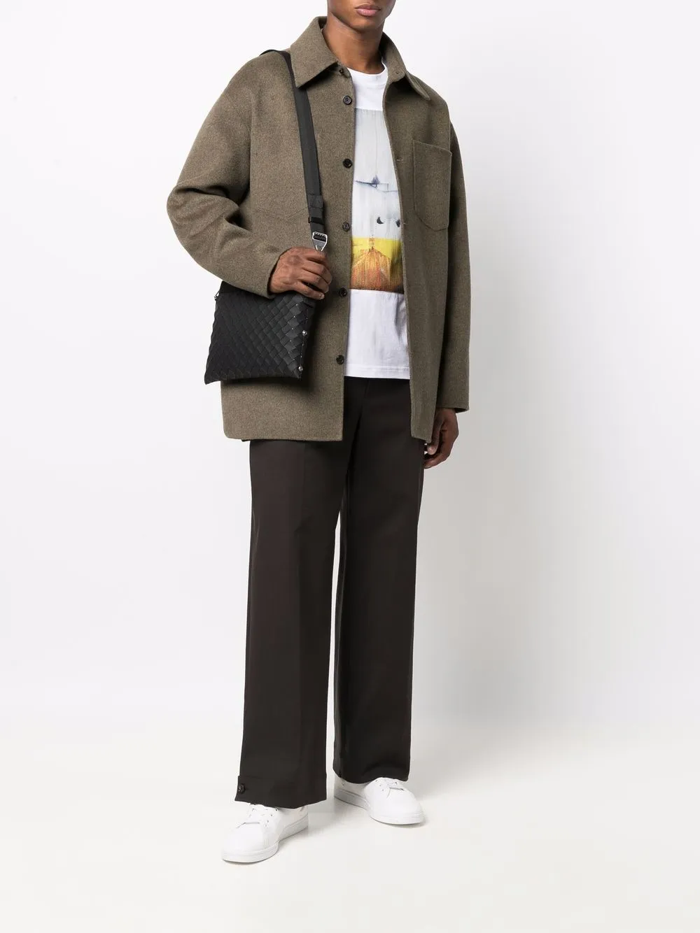 фото Bottega veneta плетеная сумка на плечо из искусственной кожи