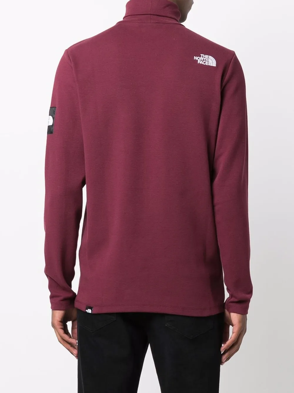 фото The north face свитер с высоким воротником и нашивкой-логотипом