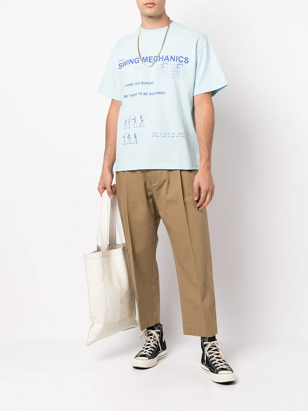 фото Students футболка с принтом swing mechanics