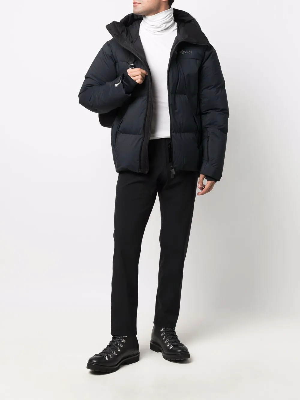 фото Moncler grenoble пуховик с капюшоном