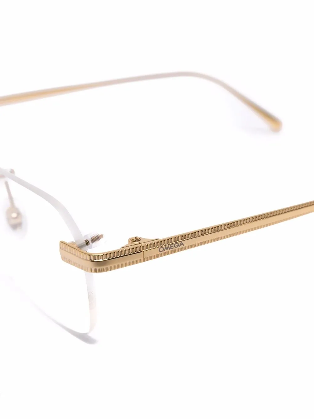 фото Omega eyewear очки в квадратной безободковой оправе