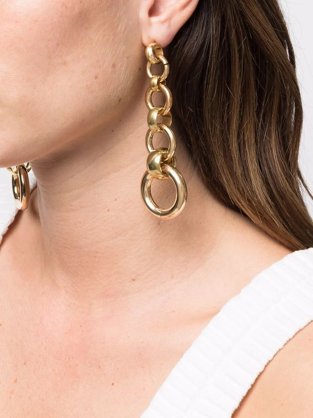 фото Laura lombardi длинные серьги-кольца