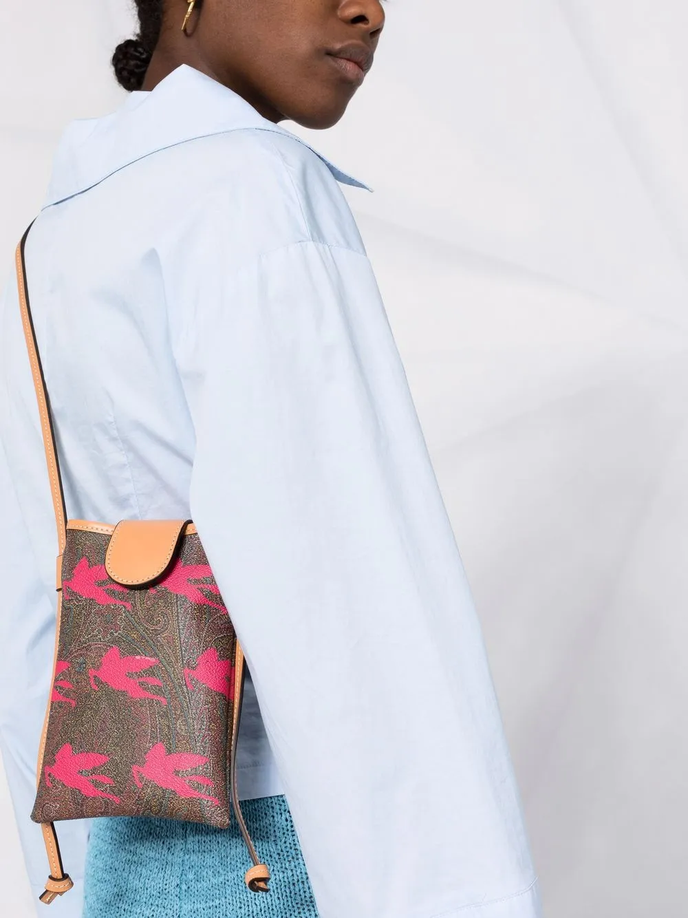 фото Etro сумка на плечо с логотипом