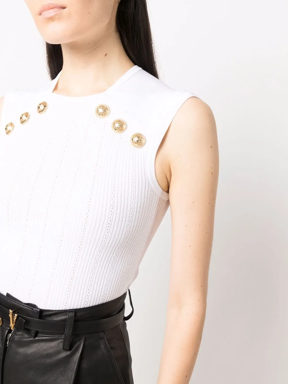 фото Balmain топ в рубчик