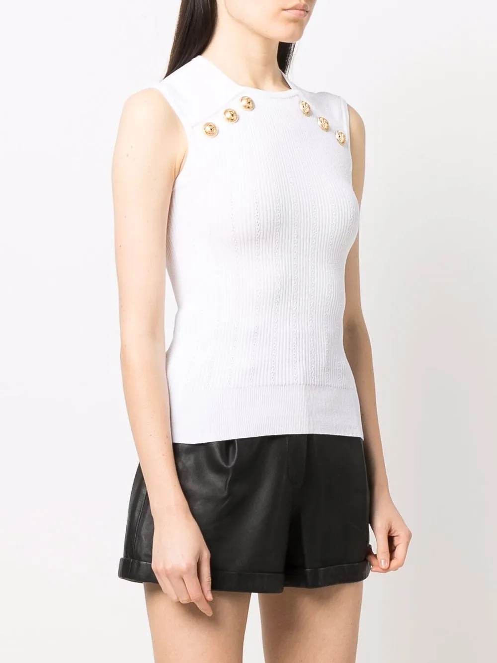 фото Balmain топ в рубчик
