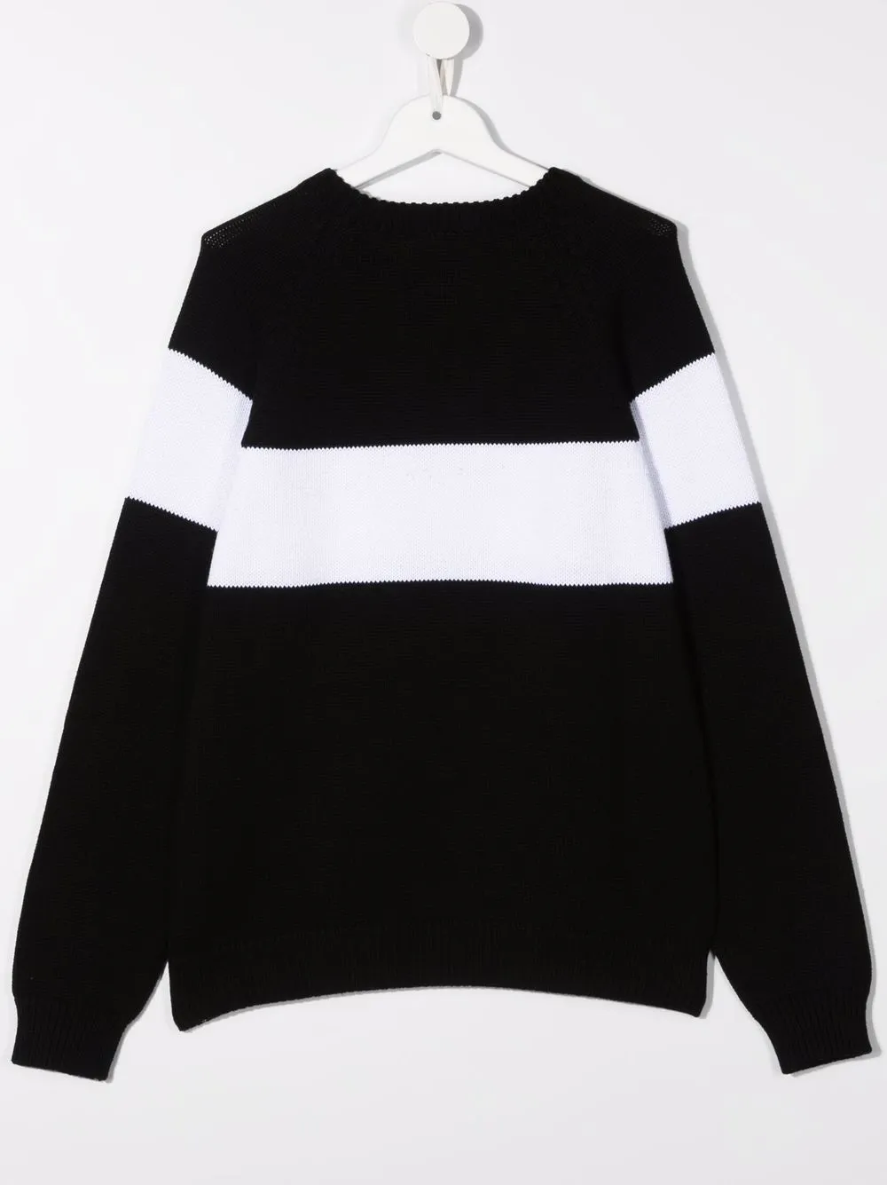 фото Balmain kids толстовка в полоску с логотипом