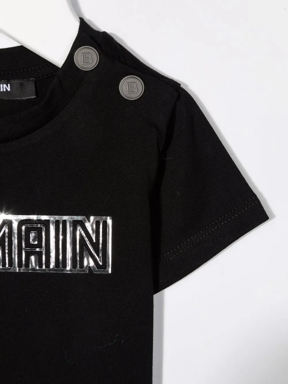 фото Balmain kids футболка с логотипом