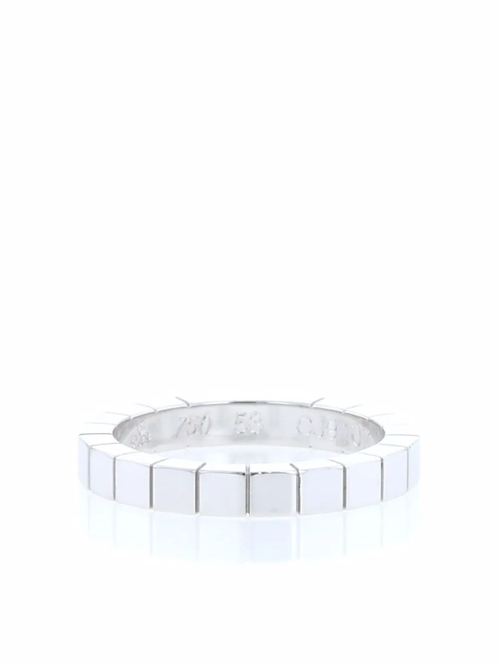фото Cartier кольцо lanière из белого золота