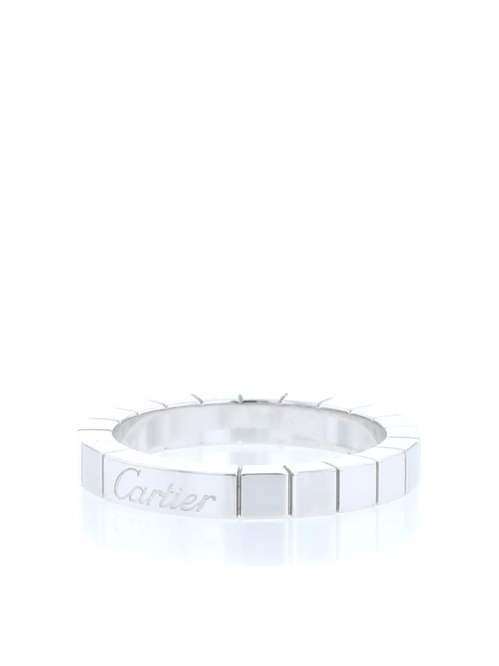 фото Cartier кольцо lanière из белого золота