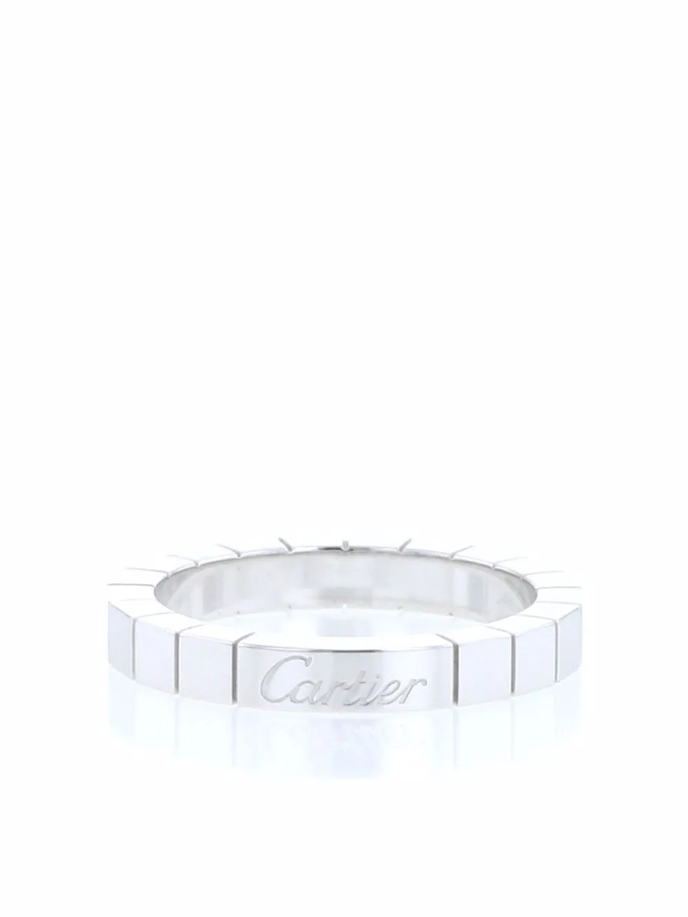 фото Cartier кольцо lanière из белого золота