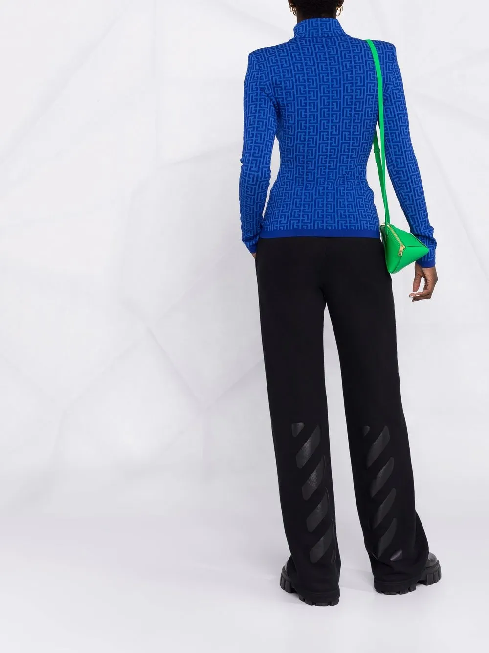 фото Balmain топ с монограммой
