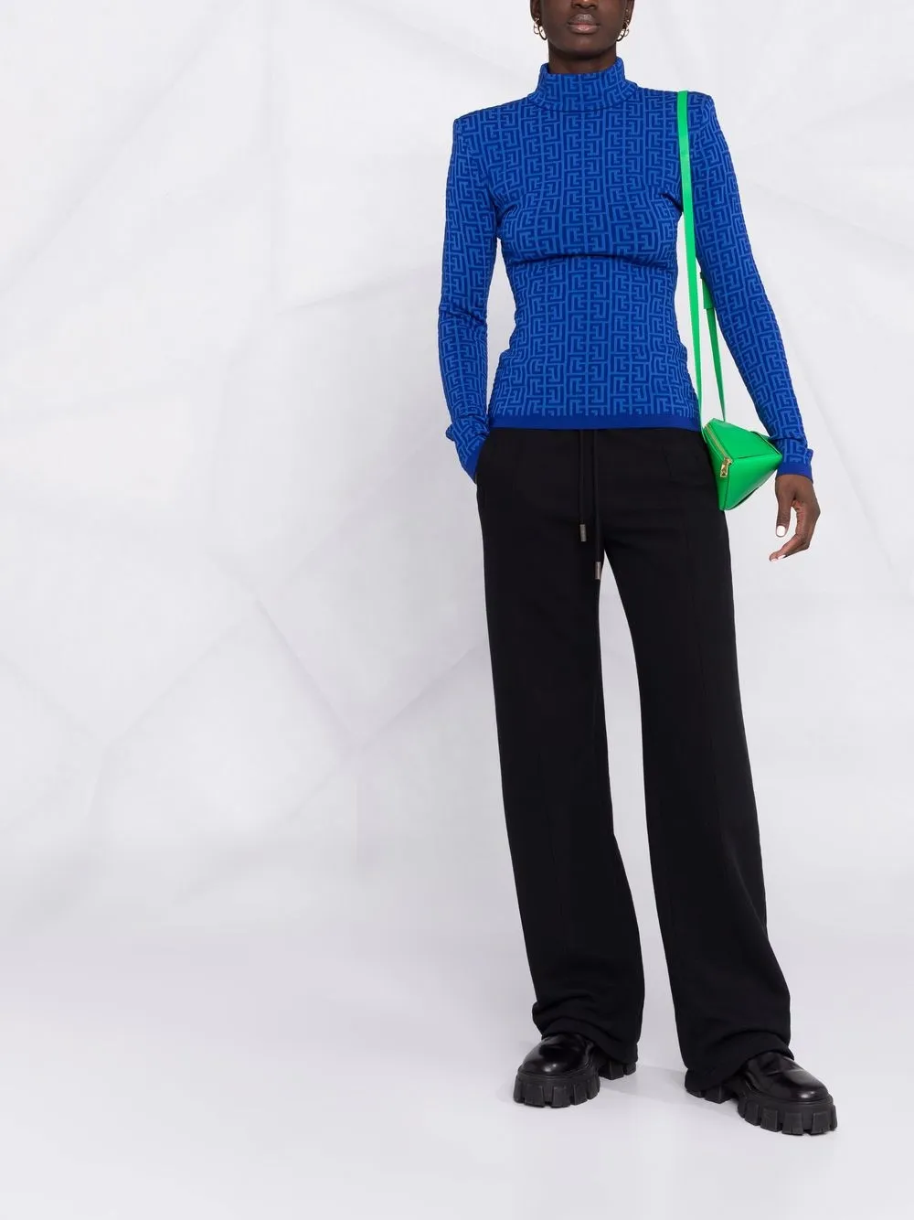 фото Balmain топ с монограммой