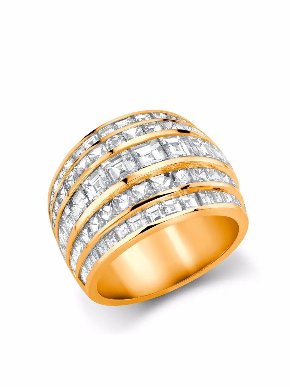 фото Pragnell кольцо из розового золота manhattan с бриллиантами