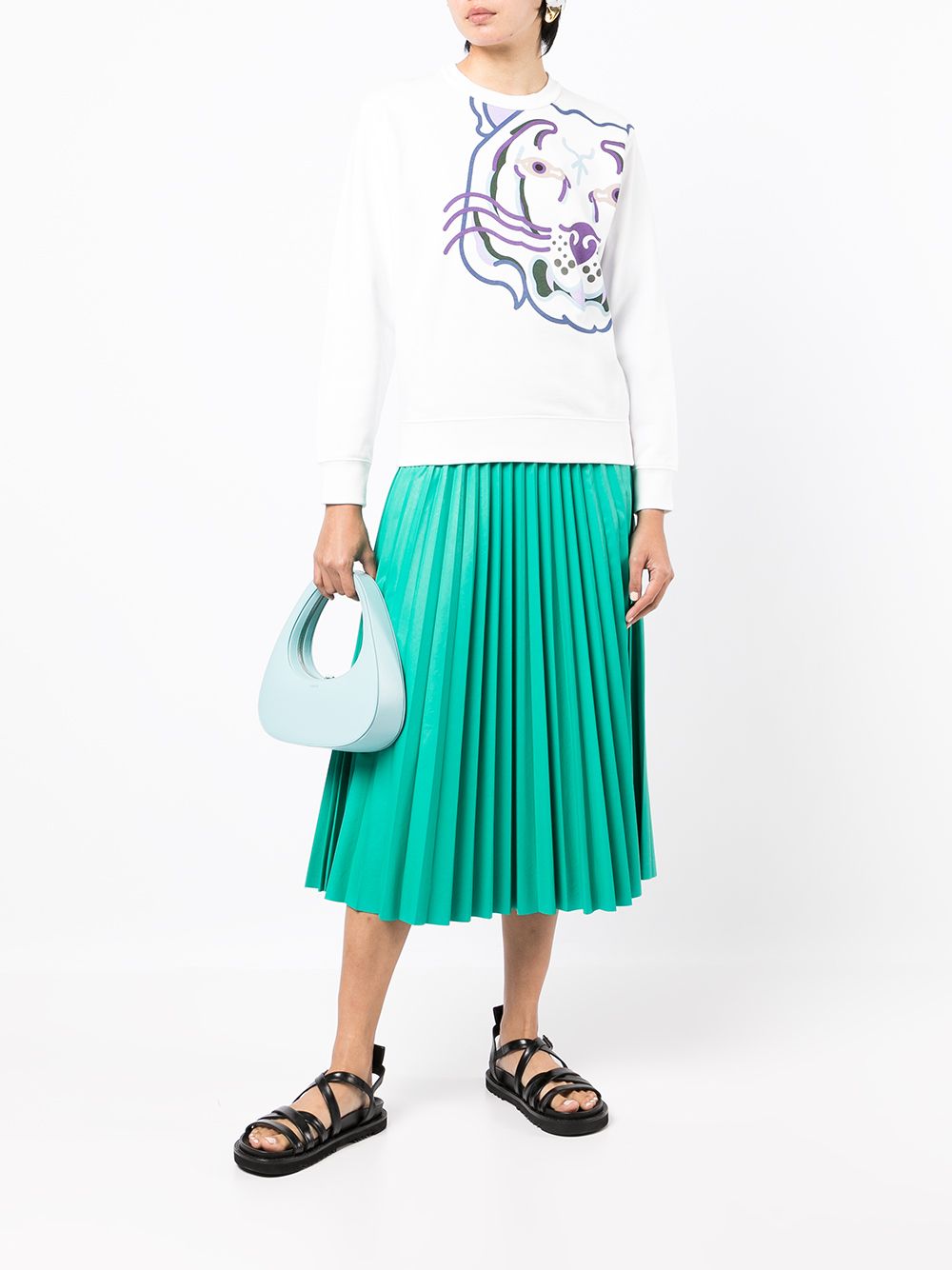 фото Kenzo толстовка с принтом tiger
