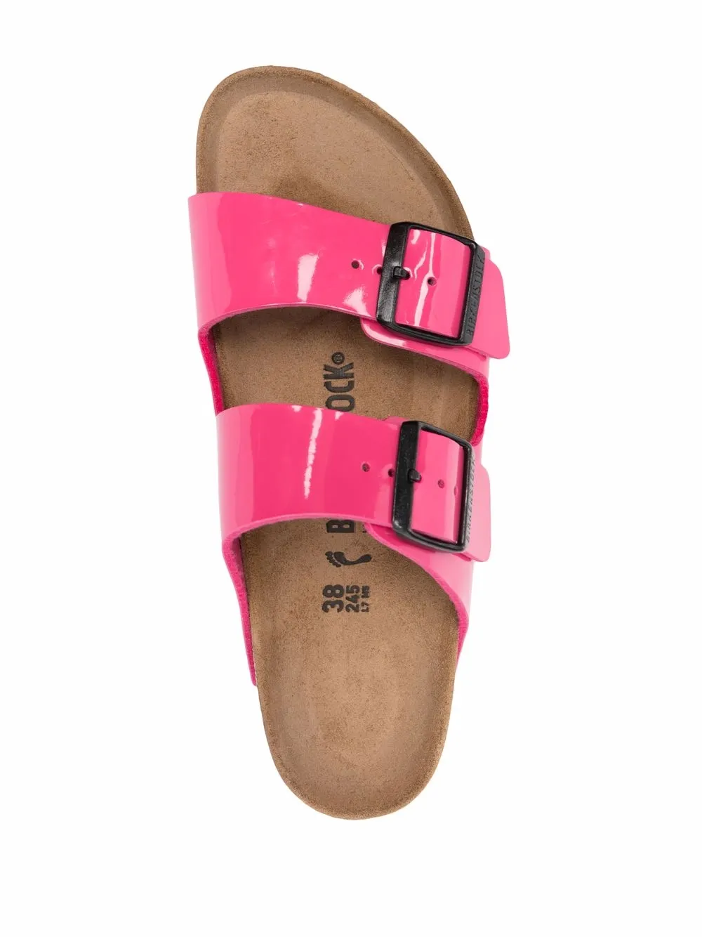 фото Birkenstock лакированные сандалии