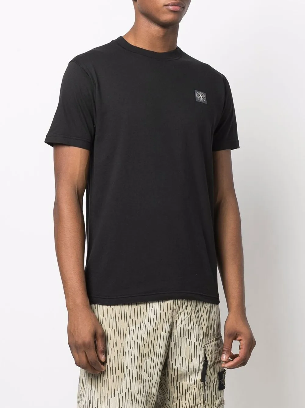 фото Stone island футболка с нашивкой-логотипом