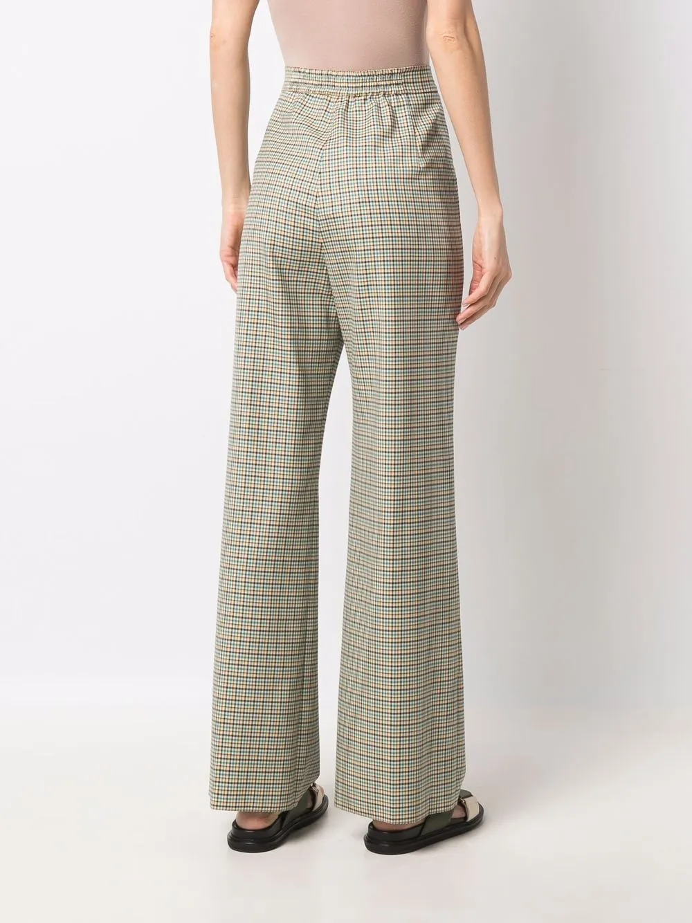 фото Etro клетчатые брюки строгого кроя