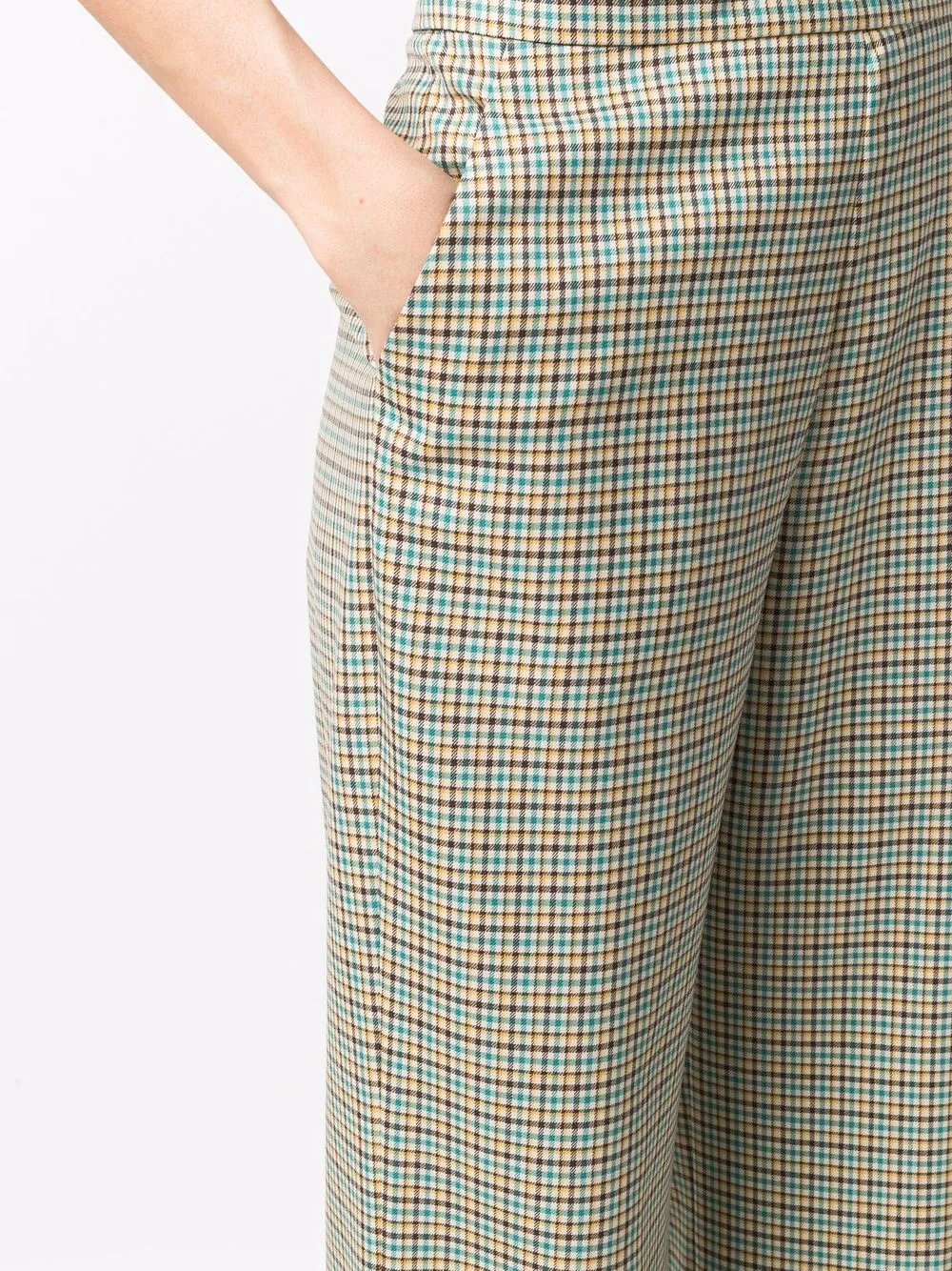 фото Etro клетчатые брюки строгого кроя