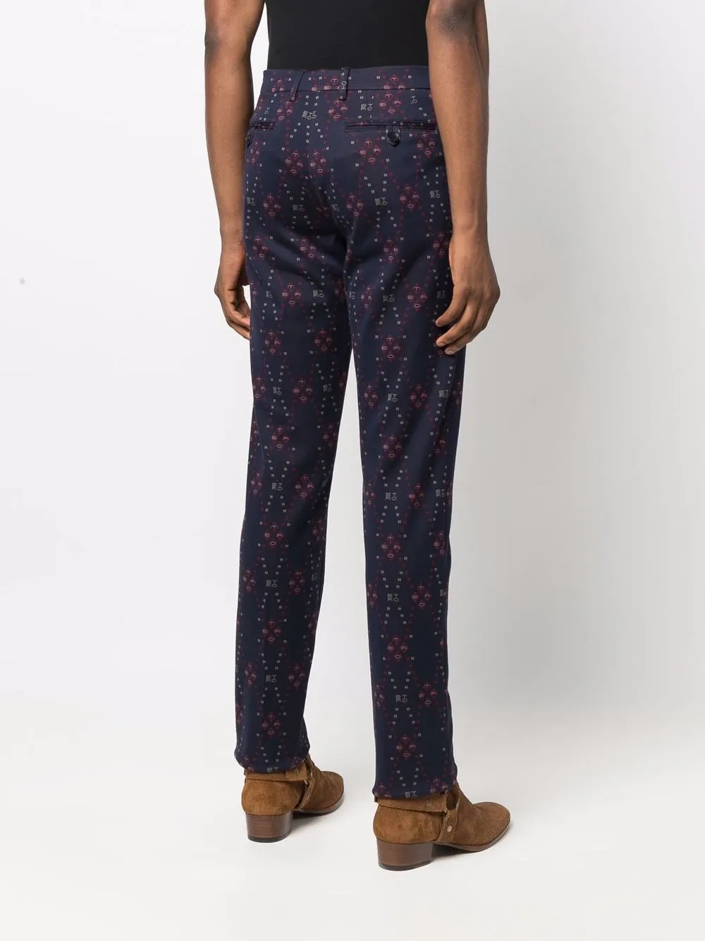 фото Etro жаккардовые брюки с логотипом