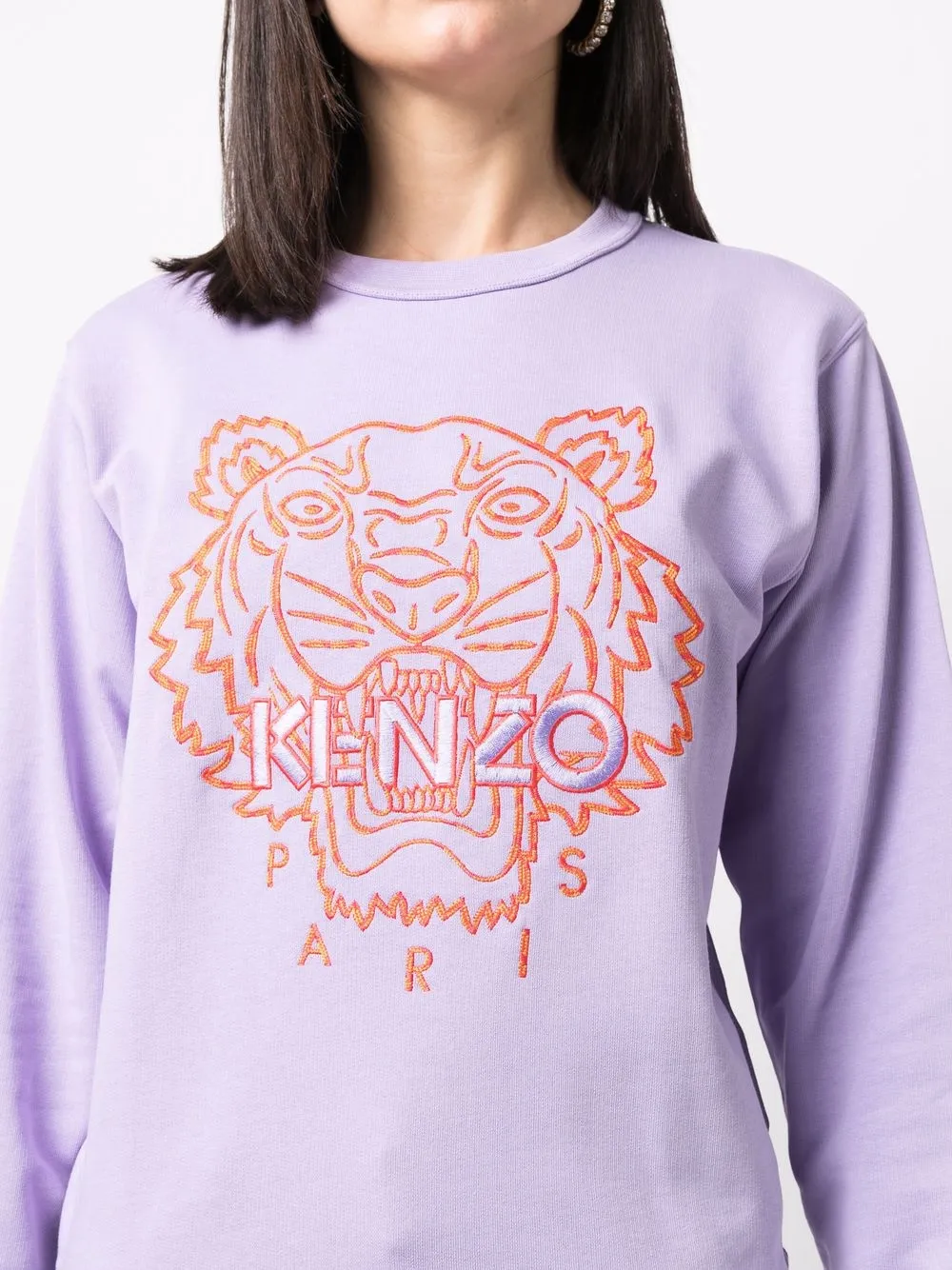 фото Kenzo толстовка с вышивкой tiger