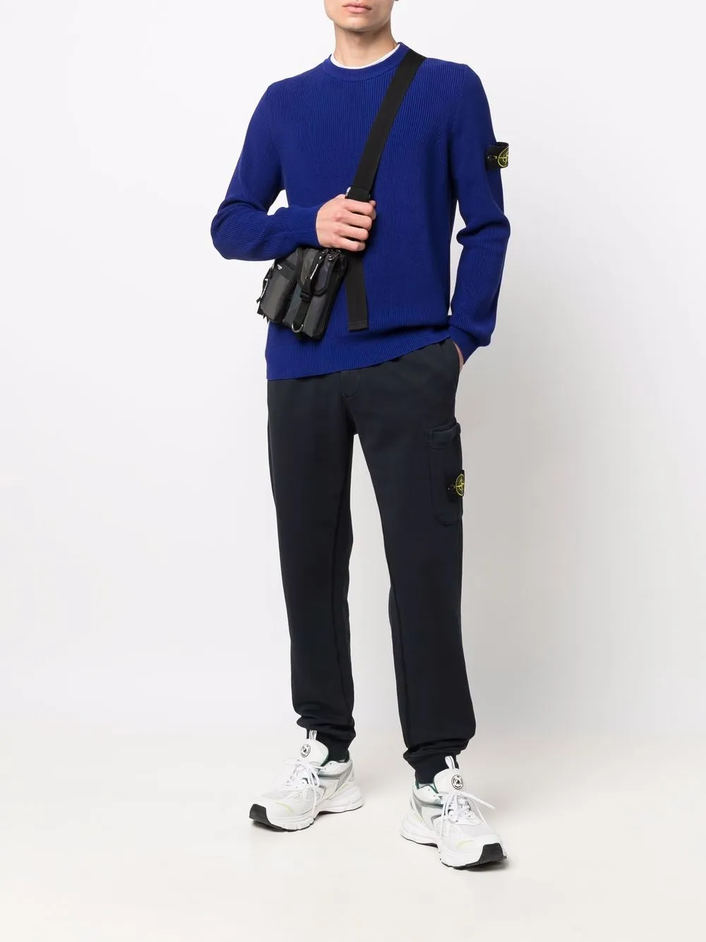 фото Stone island толстовка с нашивкой-логотипом