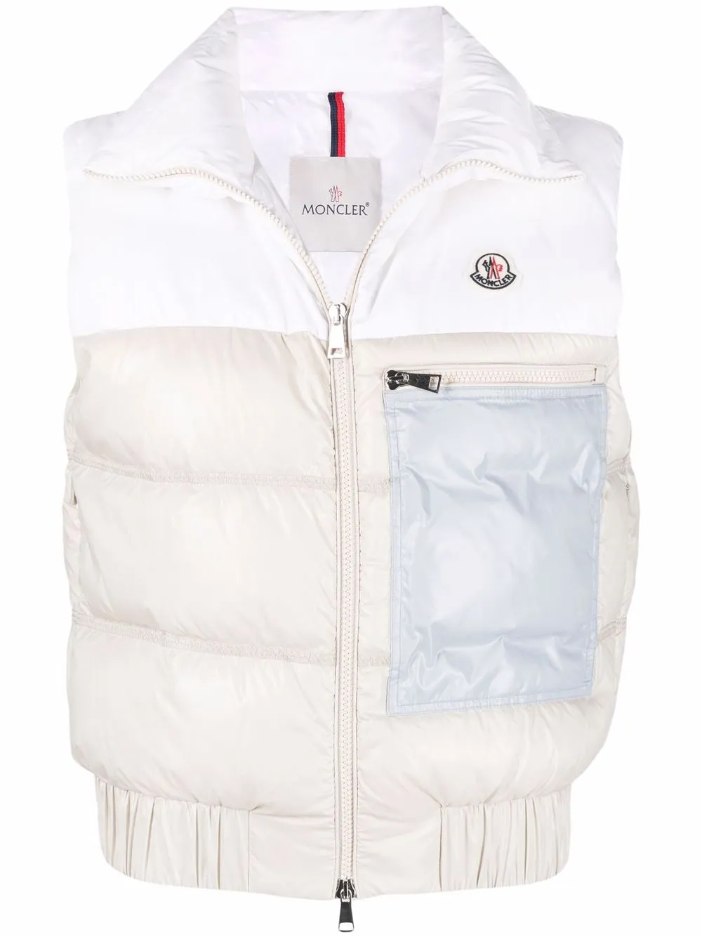 фото Moncler дутый жилет с карманом
