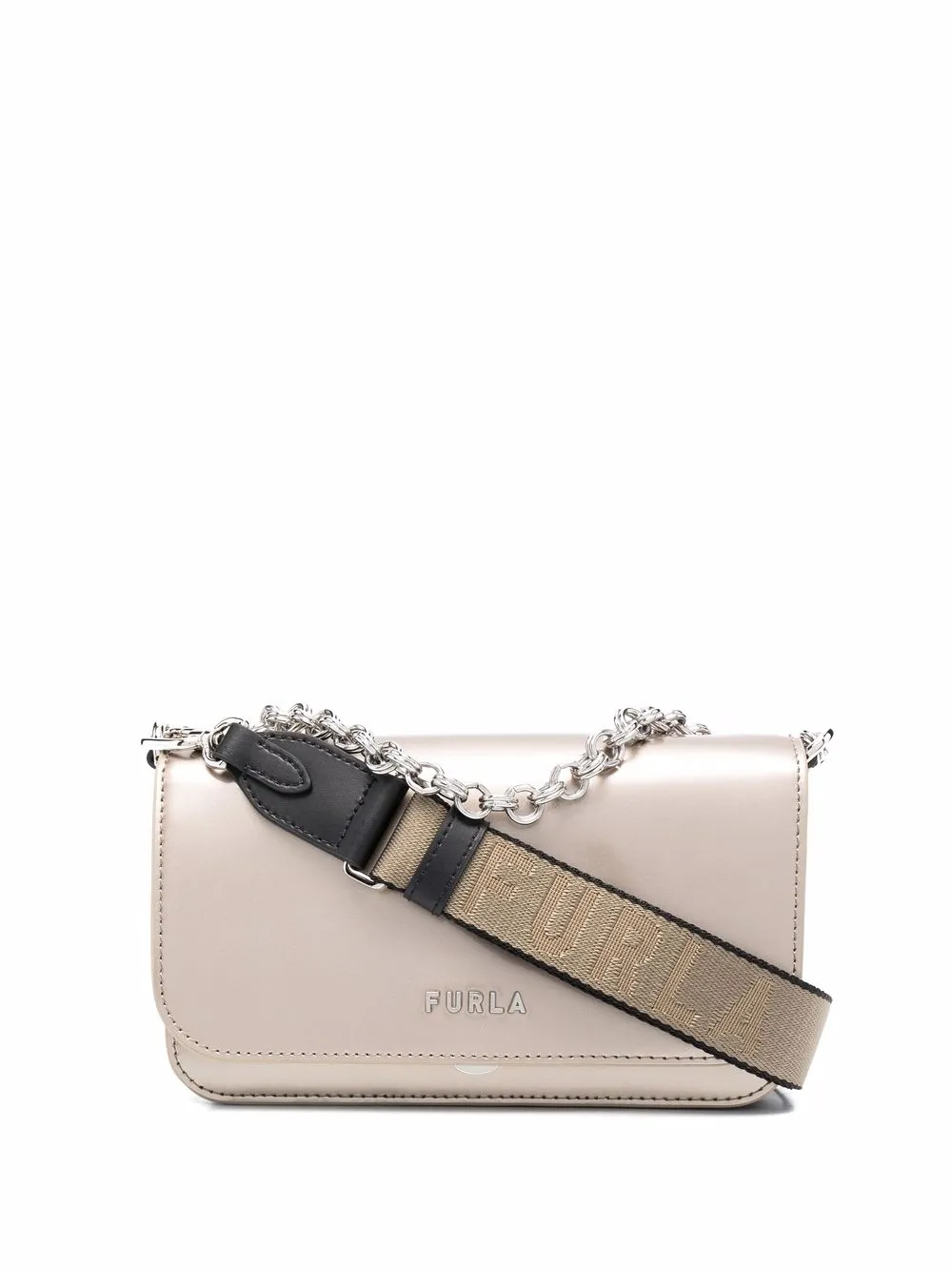 фото Furla сумка с эффектом металлик