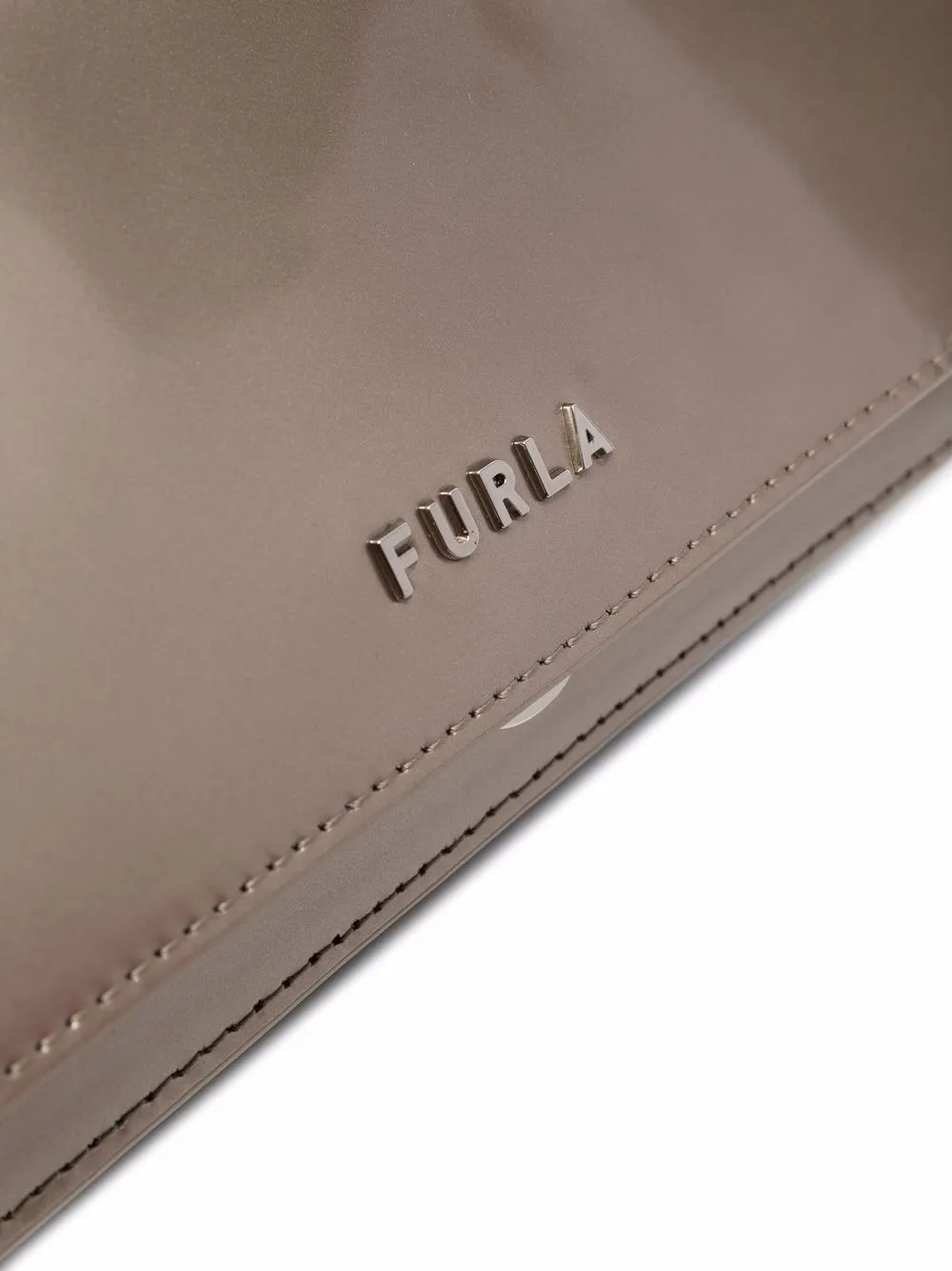 фото Furla сумка с эффектом металлик